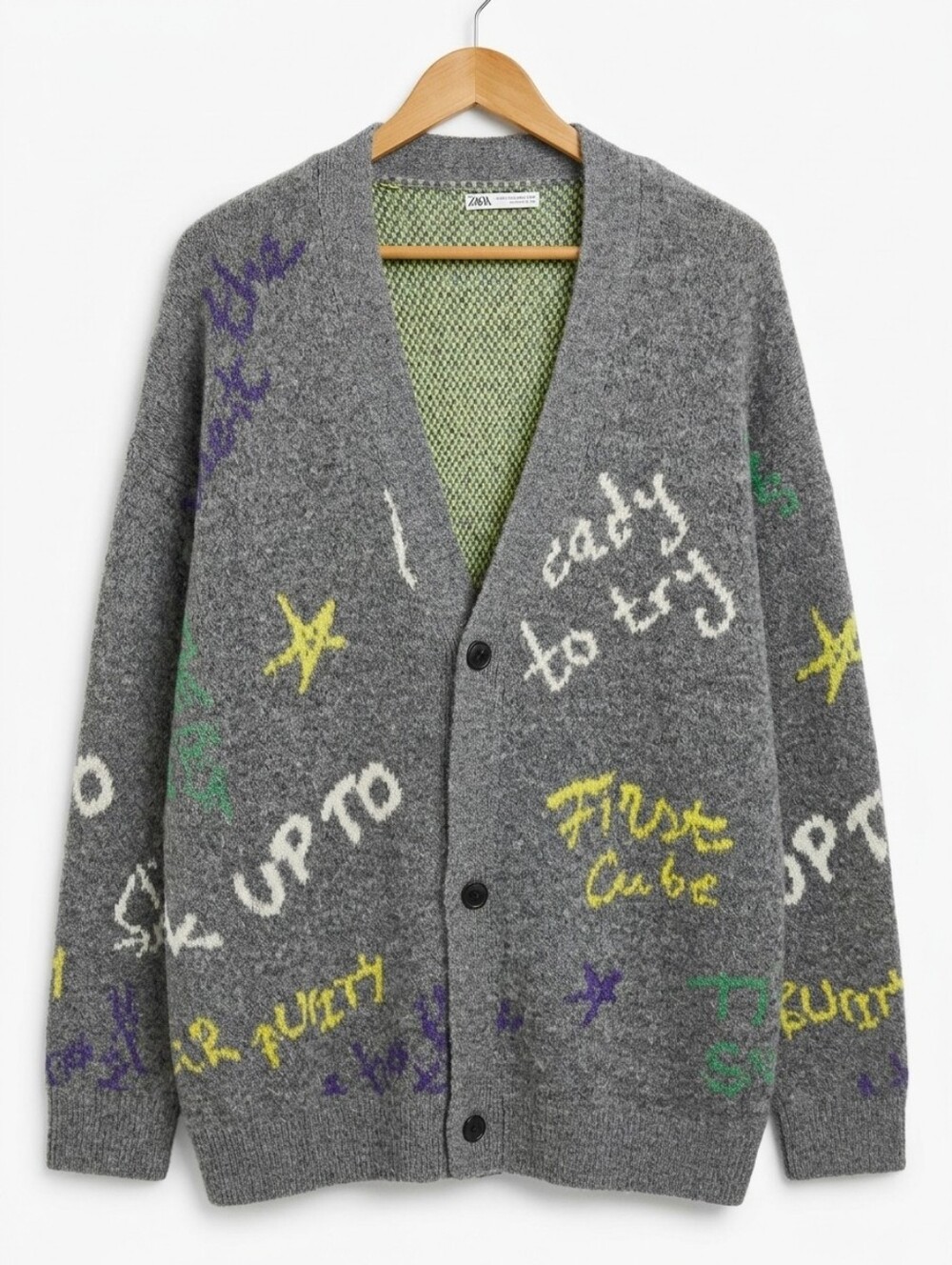 Zara Men's Oversized Cardigan/Sweater Sz L/Xl
